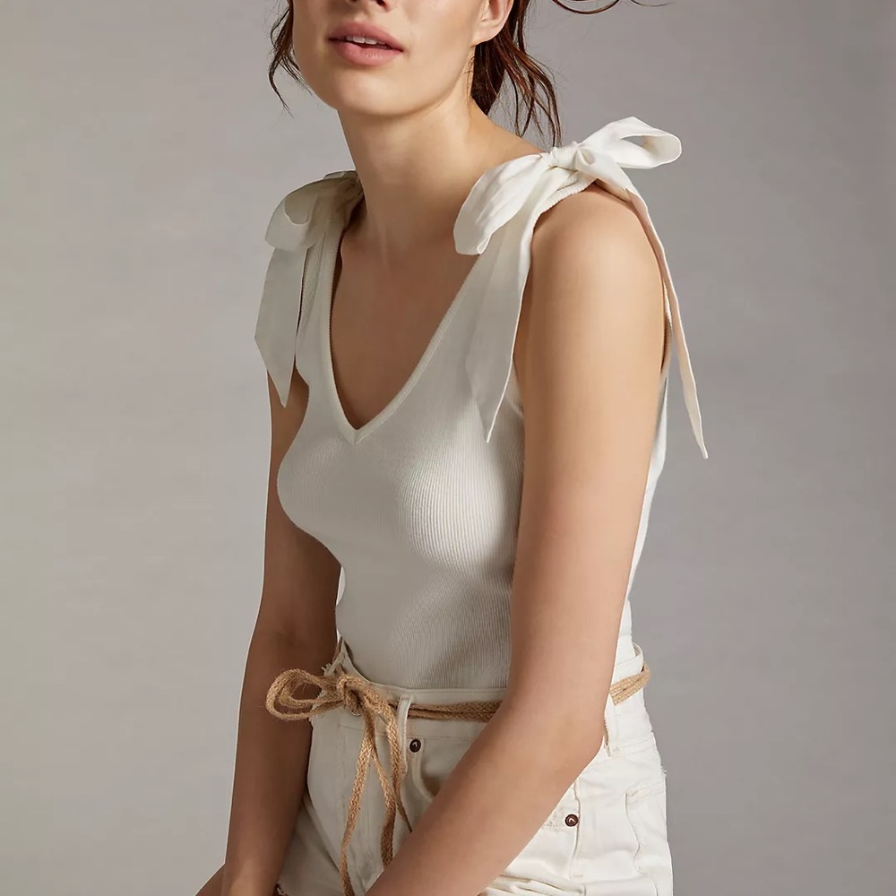 Anthropologie Maeve Tie Tank Top